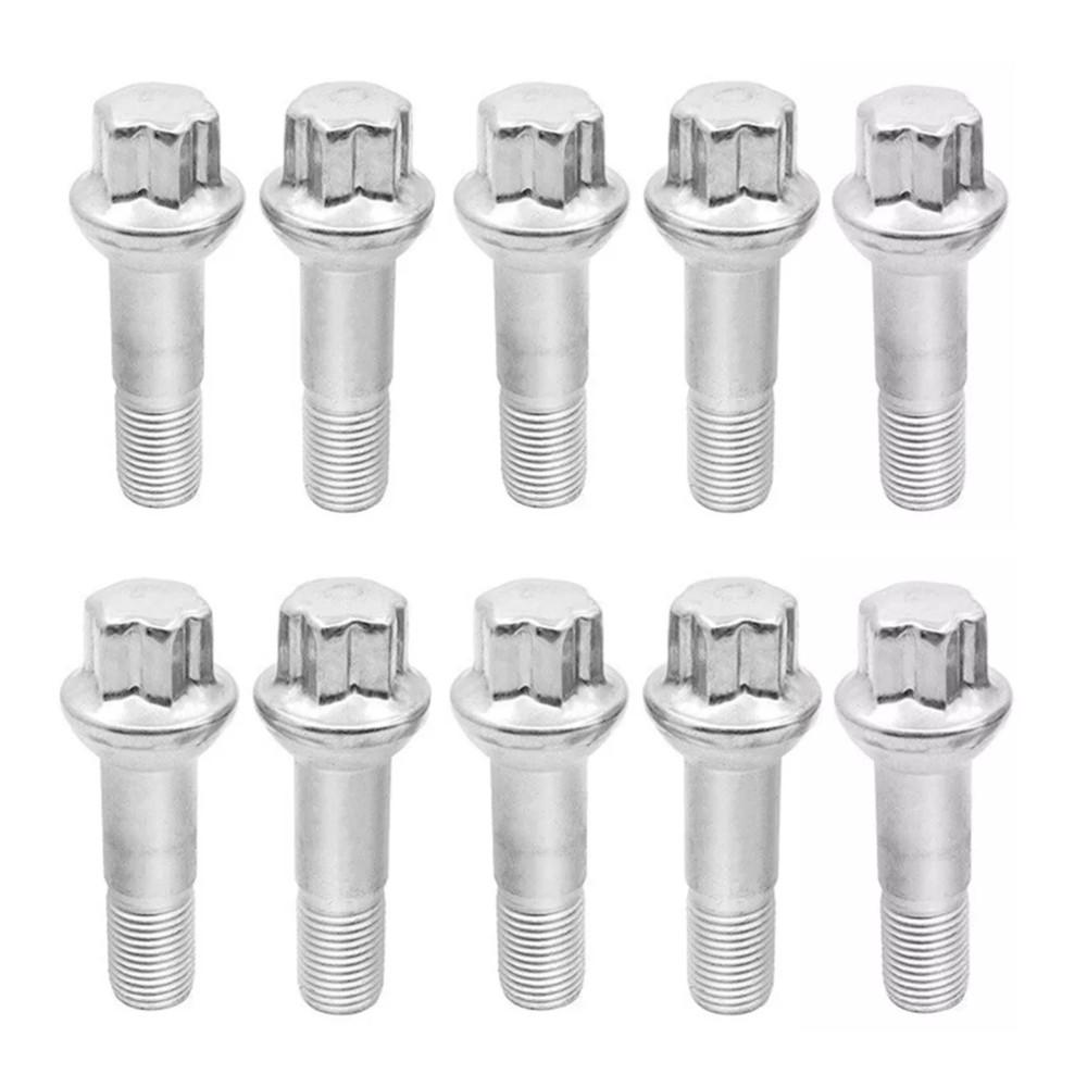 0009905407 For Benz ML550 S500 GLK350 S550 CL500 GL450 W164 W166 X204 W221 W222 C216 Wheel Lug Bolt Nuts 5/10/20PCS