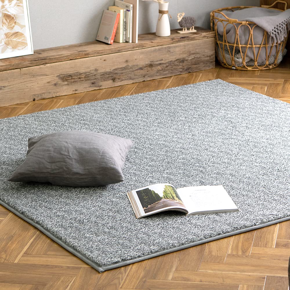 

Iris Ohyama Rug Carpet Mat 185 x 240cm Fluffy Heather Sheep Style Rug Gray ORG-S1824