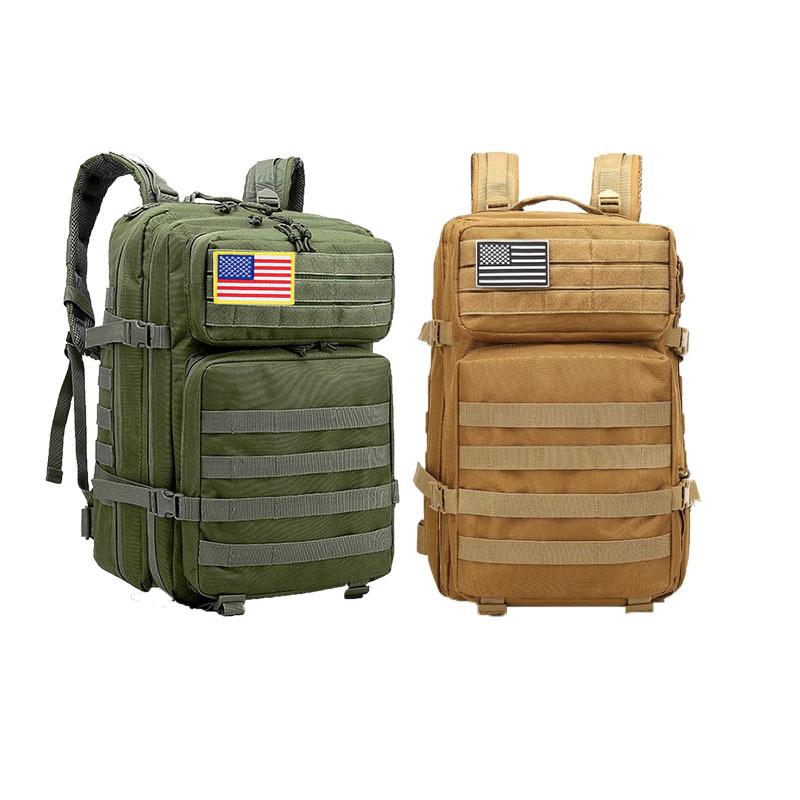 Taktischer Rucksack Outdoor Bergsteigen Reisen Rucksack mit großer Kapazität Camouflage Radsportrucksack