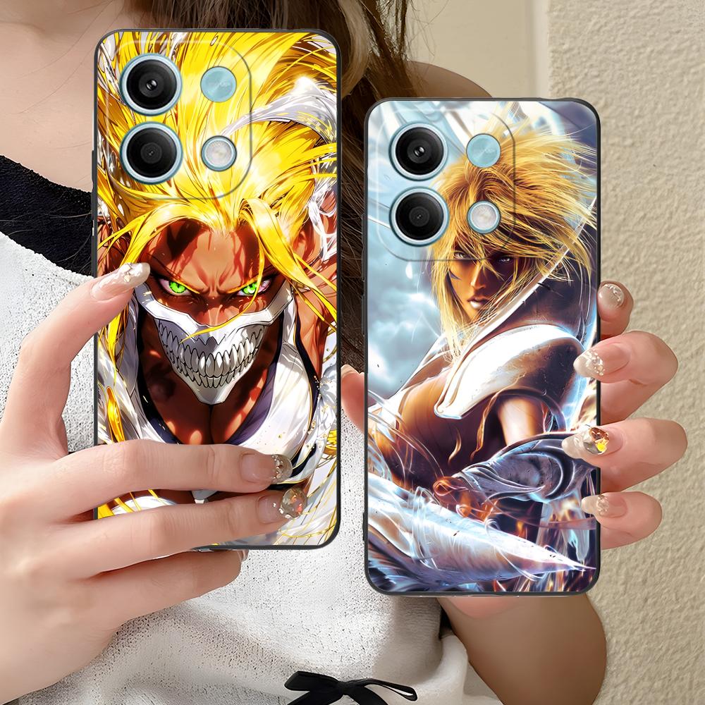 Bleach Tier Harribel Cell Phone Case for Xiaomi Redmi Note 14 13 12 11 S Pro Plus 4G 5G Colorful Printing Cover Luxury Pretty