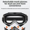 Harley Mask Integrated Goggles Mask Dustproof Windproof Sand Tactical Glasses Electric Welding Anti-glare Anti-splash Mask
