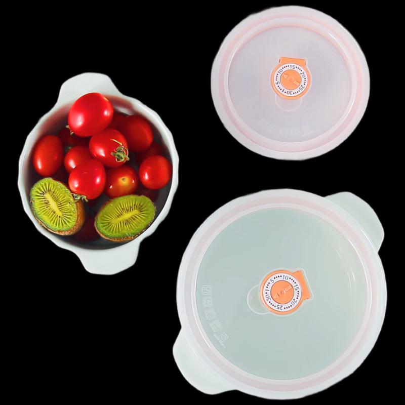 Aiyiruis Celadon Double-Handle Fresh-Keeping Bowl