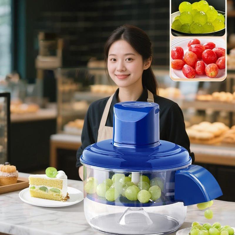 Electric Grape Peeling Machine, Automatic Small Fruit Garlic Peeler Machine Cherry Tomato Garlics Peeler Skin Remover Tool