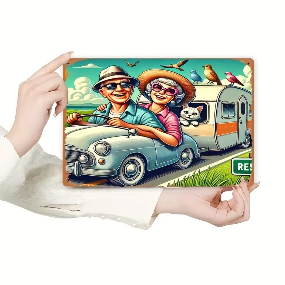 Tin Sign Metal Wall Art RV Kitchen Bar Garage Decor Man Cave Gift Home