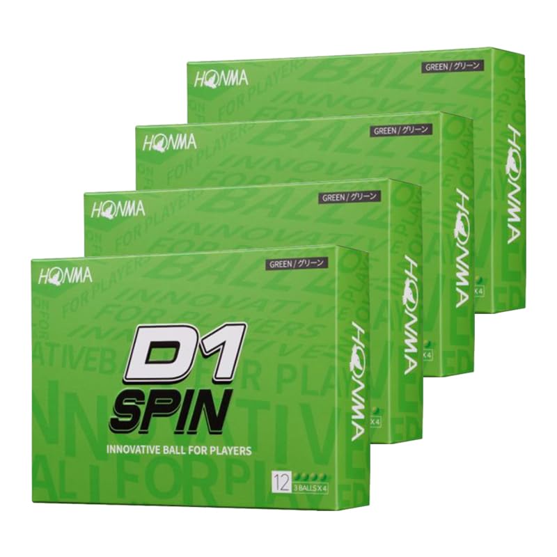 

product dozen Honma Golf HONMAD1SPIN balls 2023 model BT2301 green 4 dozen 48 pieces No-brand [4 set] зелёный