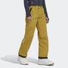 Adidas Solid Color Letter Print Straight Leg Casual Pants Men Bottoms Yellow HI5492