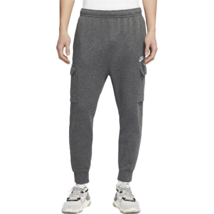 Nike Sportswear Club French Terry Cargo Joggers Men Bottoms Grey CZ9955-071
