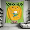 Adventure Time Anime Wall Tapestry Aesthetic Wall Hanging Printed Fabric Blanket Decorative Tapestries for Bedroom Living Room Home Decor