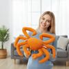 Simulation Crab Plush Toy Fluffy Sea Animal Doll Sleeping Pillow Crab Plush Doll  Christmas Toy