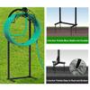 150ft No-Drilling Freestanding Hose Holder | Rust-Proof Storage Rack with 4 Spikes Outdoor Garden Hanger