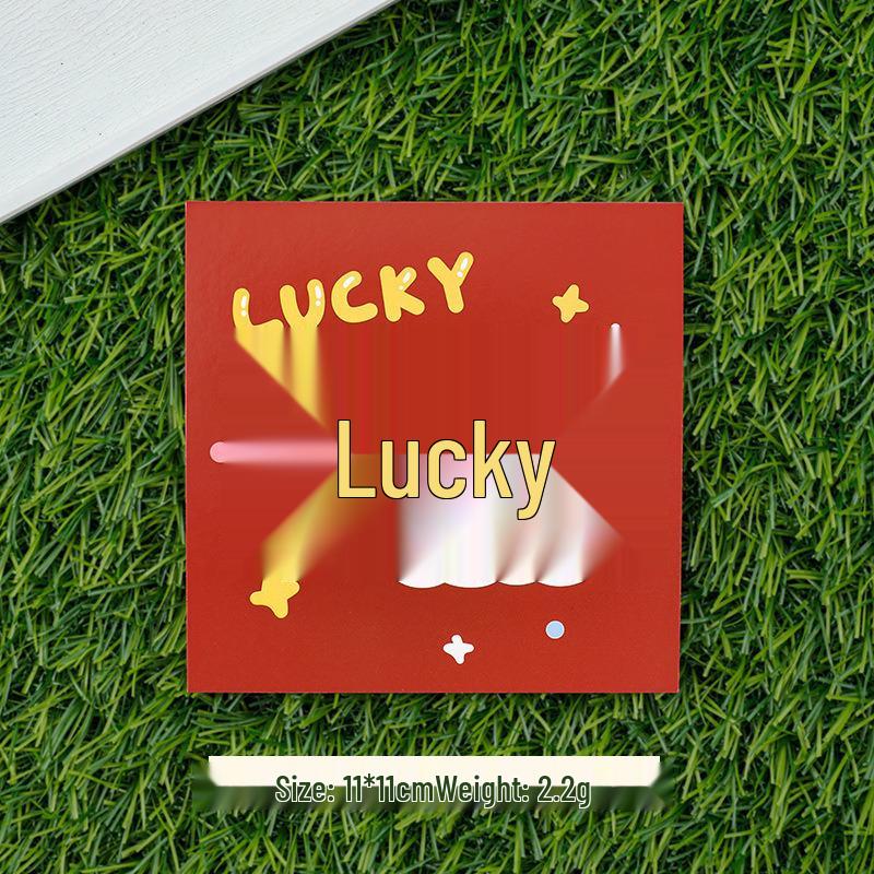 Back-to-School Season Handwritten Blessing Card for Students: DIY Small Card for Children's Day