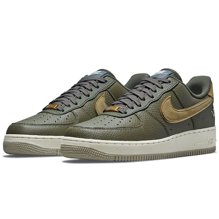 Nike Air Force 1 Low Turtle Herren-Sneaker Grün Mitteloliv Koriander DA8482-200