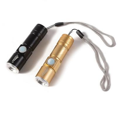 Torcia portatile USB ricaricabile Mini torcia da campeggio portatile