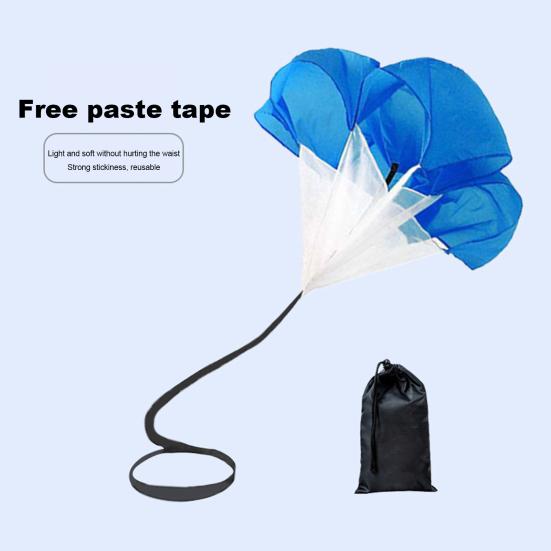 Resistance Parachute Adjustable Waistband Wear-resistant Good Tenacity Reusable Portable Running Speed Training Training Fitness Drag Parachute