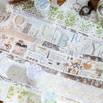 1 Roll Vintage Journal Decoration Tape Stickers, Perfect for DIY Handcraft Accents & Journal Styling