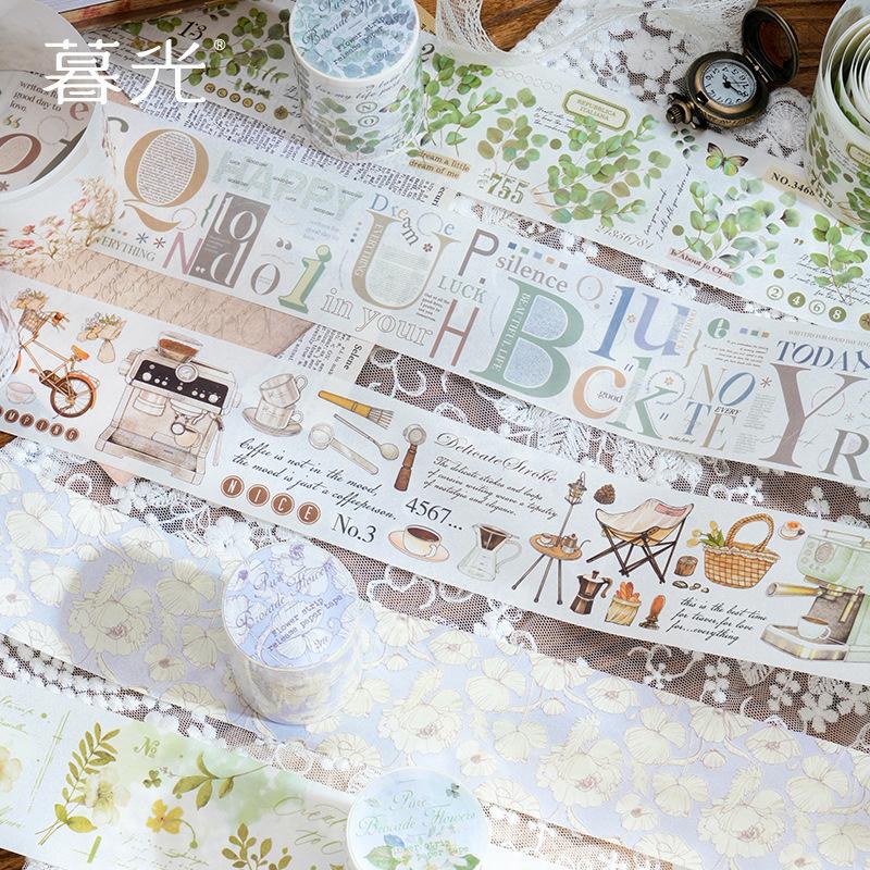 1 Roll Vintage Journal Decoration Tape Stickers, Perfect for DIY Handcraft Accents & Journal Styling