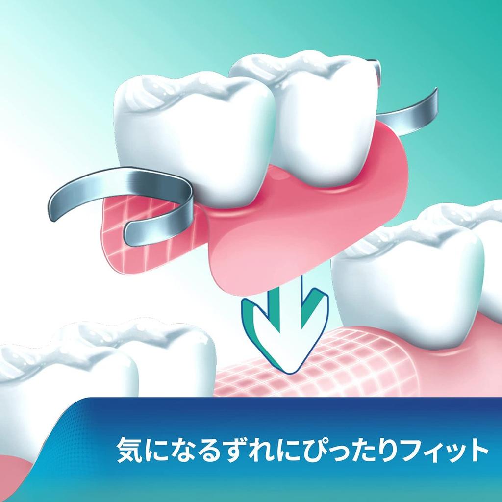 Poligrip S Denture Adhesive Cream Fresh Mint Flavor 75g - Strong Hold Denture Glue Made in Japan