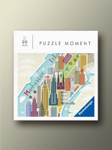 New York Map Poster 99 Piece Ravensburger Jigsaw Puzzle