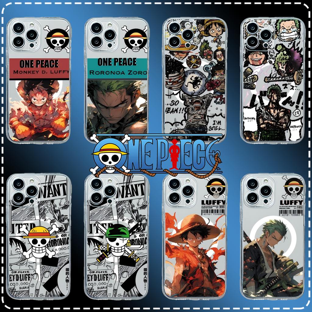 Anime Ones Pieces Luffys Magnetic Phone Case for Samsung Galaxy S25 S24 S23 S22 S21 S20 FE Edge Plus Ultra 5G Soft Clear TPU