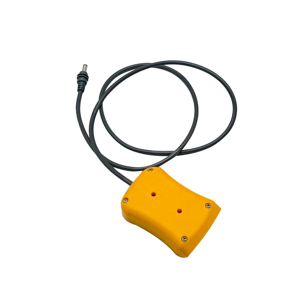 2.1mm DC Output Adapter Connector for For DCB200 For DCB203 18V 21V Batteries 95cm Cable Yellow 75g 8.7 x 5.9cm