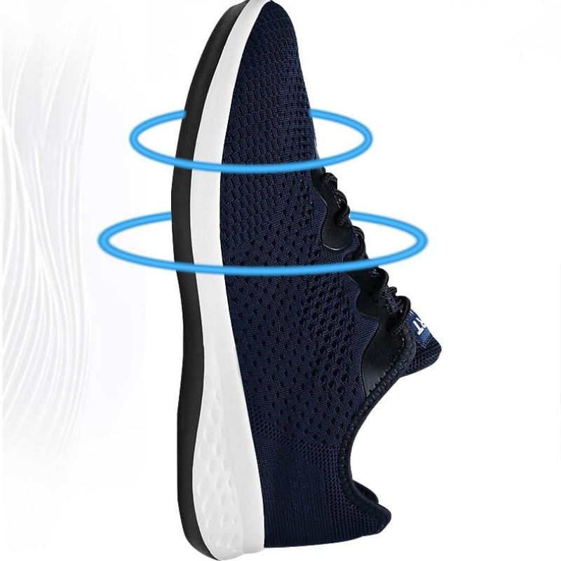 Мужские повседневные кроссовки на шнуровке для бега — фото 7