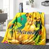 Custom Name Lion Adventure Party Blanket For Couch Bed Plush Cozy Fuzzy Blanket Super Soft Warm Blankets For Fall And Winter 0916270