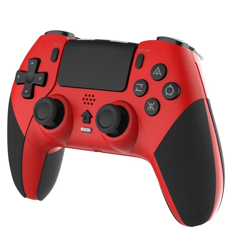Wireless Gamepad Controller for PS4 with Motorized Vibration Body Sensing 6-Axis Continuous Firing Function