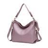 Trendy First-Layer Cowhide Bag Women'S Shoulder Underarm Messenger Bag Casual Fringed Mommy Bag Genuine Leather Women'S Bag