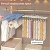 Stainless Steel Windproof Clothes Hanger: Multi-Clip Socks and Underwear Drying Rack for Balcony Use