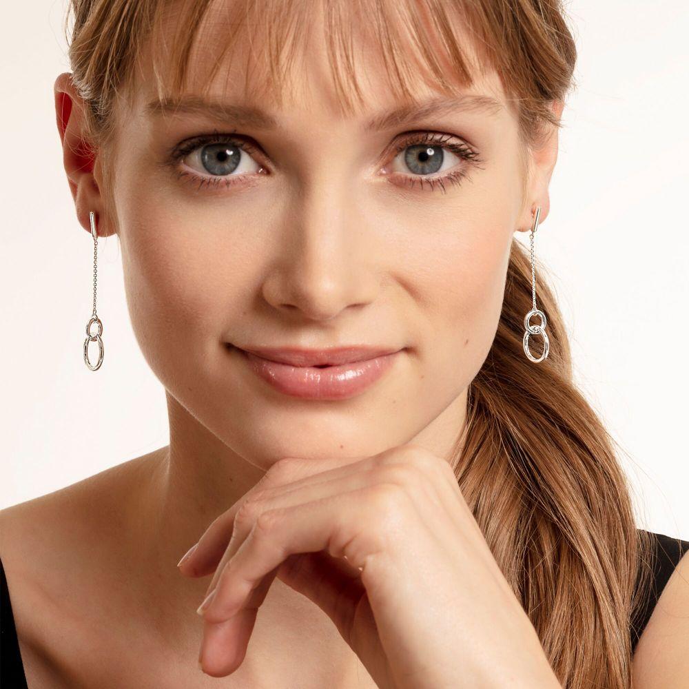 Circle Chain Earrings H2046-001-21