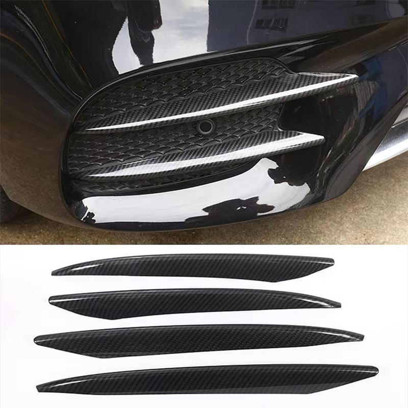 ABS Car Front Fog Lamp Decoration Frame Cover Trim For Mercedes Benz E Class W213 2016- Car Accessories