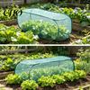 Foldable Garden Rows Cover Pop-up Plant Mesh Outdoor Protector Insect Barrier Netting Crop Cage Raised Bed for Vegetable Fruit Seedlings Protection