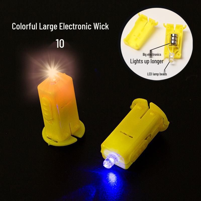 LED Lantern Wick Beads Kit: DIY Colorful Luminous Lights for Kids