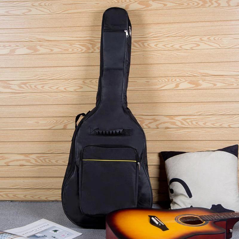 Waterproof Oxford Acoustic Guitar Gig Bag Thick Padded Dual Shoulder Strap Carry Case For Daily Transport Outdoor Performance