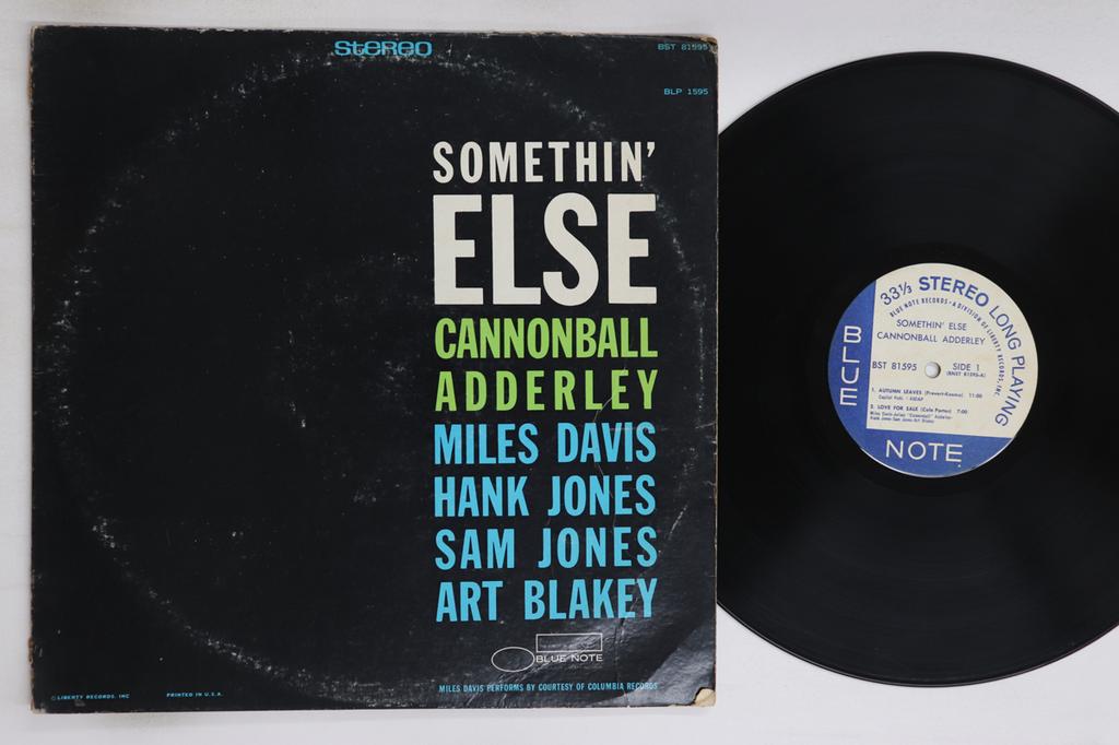 LP Record CANNONBALL ADDERLEY - Somethin' Else BST81595 BLUE NOTE 1966 US Jazz Used
