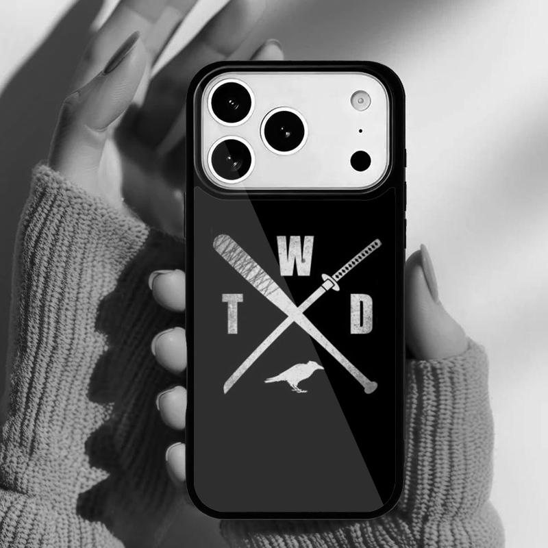 Lucille The Walking Dead Negan Phone Case for iPhone 17 16 15 14 13 Pro Max Back Cover for 12 11 Pro Coque