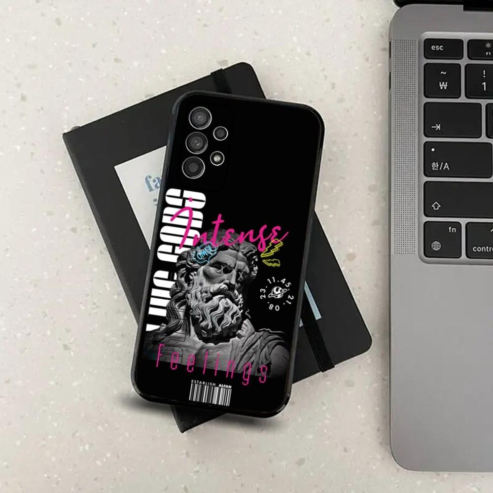 

Ancient Greek mythology Zeus Phone Case For Samsung Galaxy A13,A21s,A22,A31,A32,A52,A53,A71,A80,A91 Soft Black Cover Samsung a535g