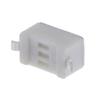 10Pcs Two Pin Patches Button Switches Tact Switches Push Button Replacement Self Resetting Type Microswitch White Button
