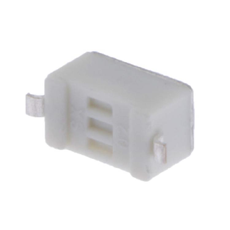 10Pcs Two Pin Patches Button Switches Tact Switches Push Button Replacement Self Resetting Type Microswitch White Button