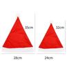 Merry Christmas Hats Non-woven Santa Claus Hats for Adults Kids Red Xmas Caps Women Men New Year Festival Party Decoration Gifts