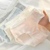 Ladies' Breathable Cartoon Cotton Underwear - Comfortable Antibacterial Waistband Triangle Pants