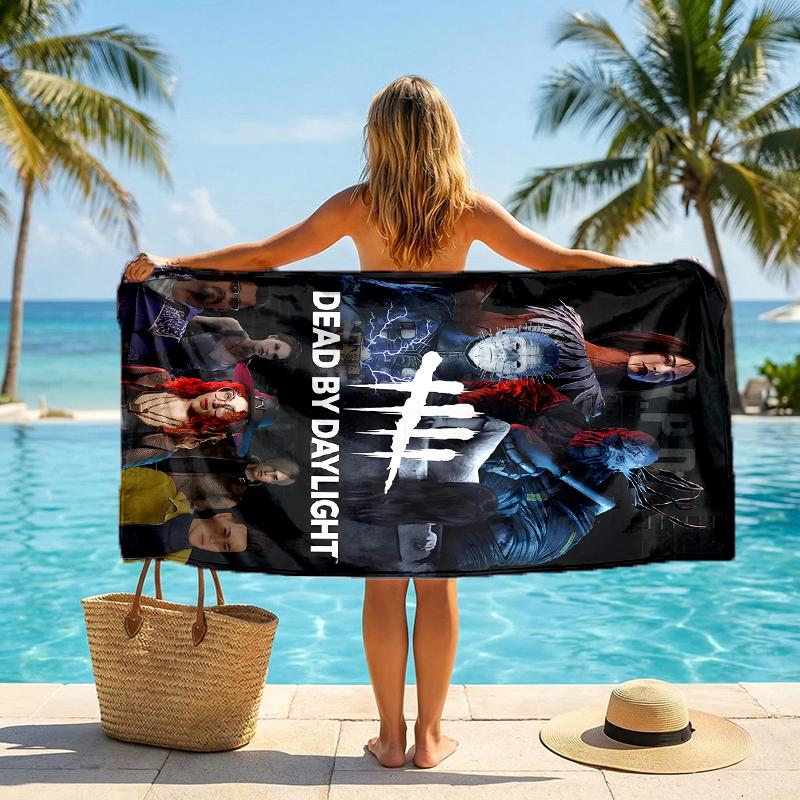 Dead Daylight Fashion Beach Towel: Ideal for Summer Adventures Soft, Absorbent and Quick Drying Suitable for Swimming and Bathing