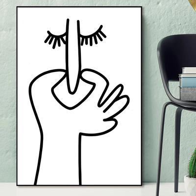 Funny Bathroom Humour Bad Smell Poster Canvas Painting Black And White Wall Art For Toilet Living Room Home Decor Cuadros
