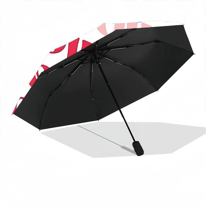 1pc Love Automatic Folding Umbrella - 8-Rib Automatic Open/Close, Large Canopy Birthday Festival Gift Yy251217101
