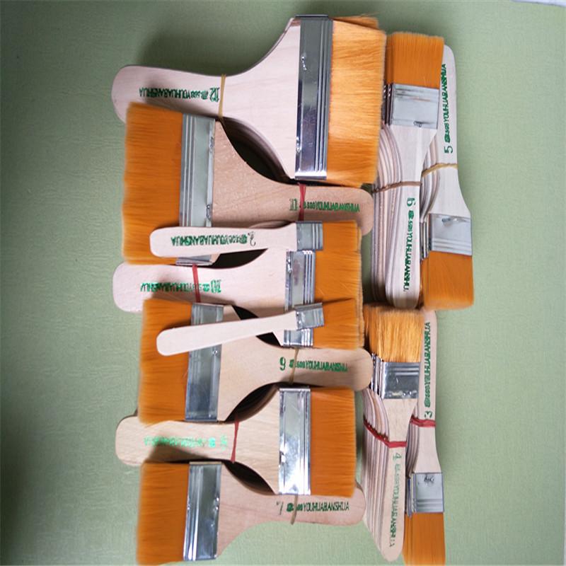 Nylon Hair Oil & Acrylic Paintbrush Set for Art Supplies