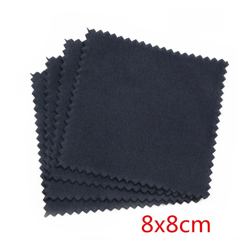 10pcs Polish Polishing Cloth Silver Color Cleaning Polishing Cloth Soft Clean Wipe Wiping Cloth For Silver Gold Jewelry Tools