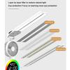 Rechargeable LED Desk Lamp for Study Desk Lamp, Reading Lamp, LED Night Light with Fan, LED Clock Display Reading Desk Lamp