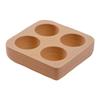 Wooden Egg Holder Decor for Fridge Countertop Quail Duck Turkey Chicken Eggs