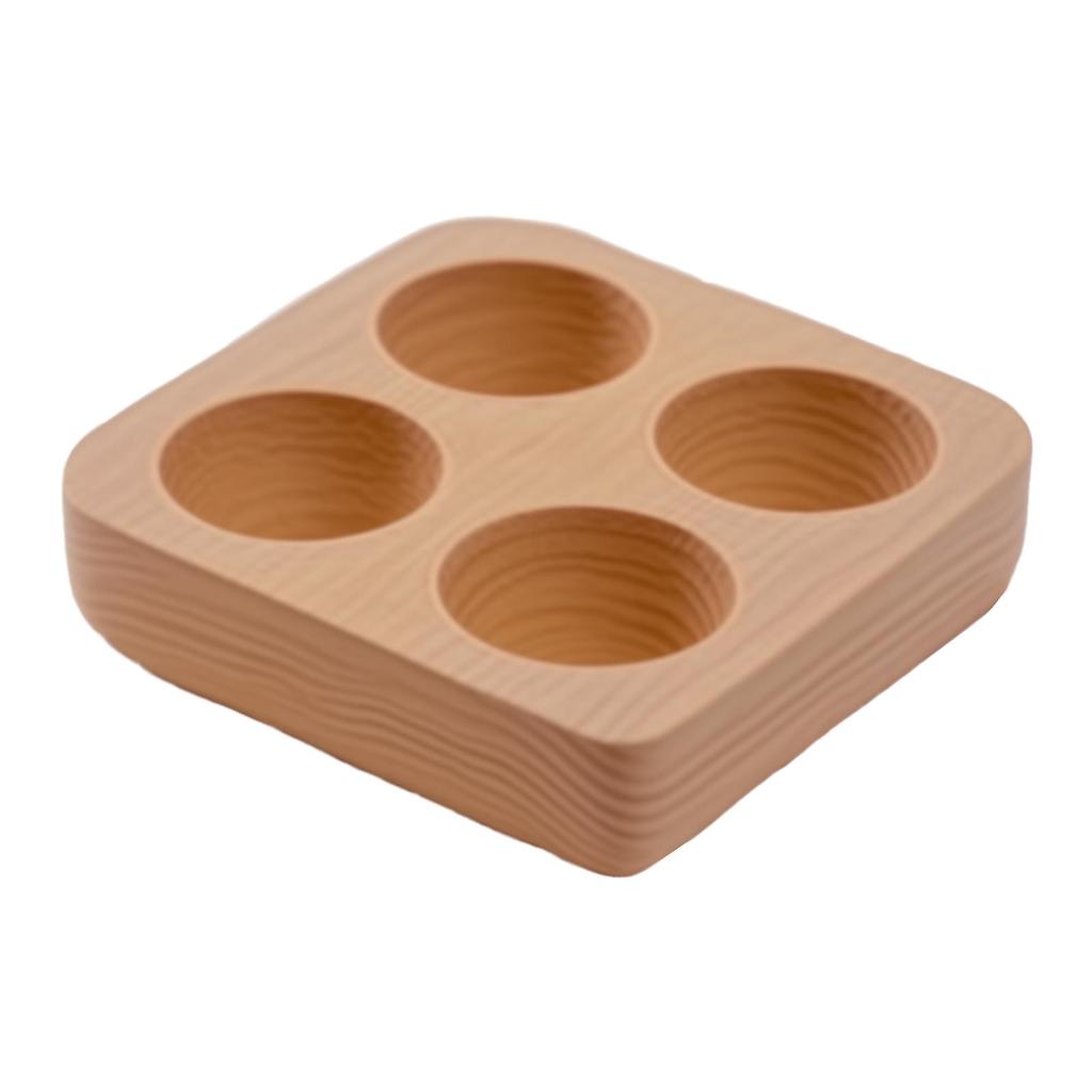 Wooden Egg Holder Decor for Fridge Countertop Quail Duck Turkey Chicken Eggs
