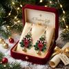 2D Printed Christmas tree and Christmas Tree Acrylic Earrings